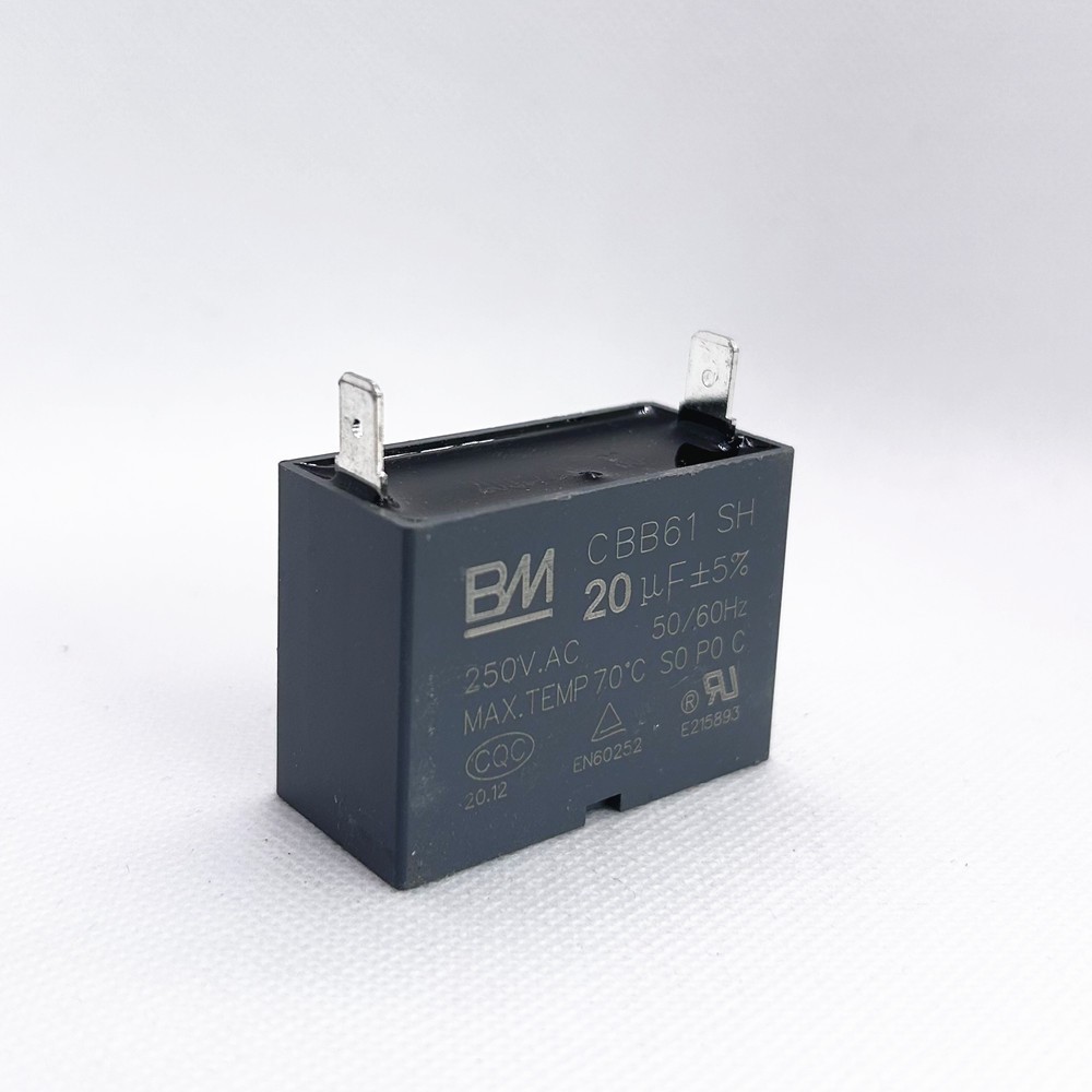 CBB61 250V 4/5/6/8/10/12/15/20/24/25 UF Fan Motor RUN Capacitor 2 PINS