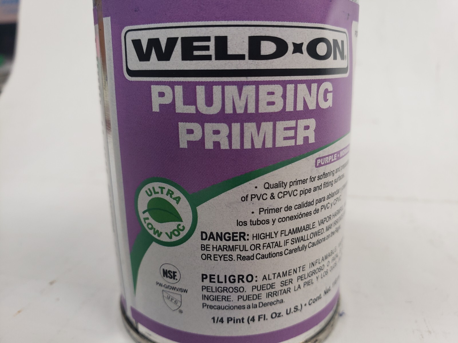 Cs/24 Weld-On 14028 Purple Plumbing Primer 4 Fl Oz