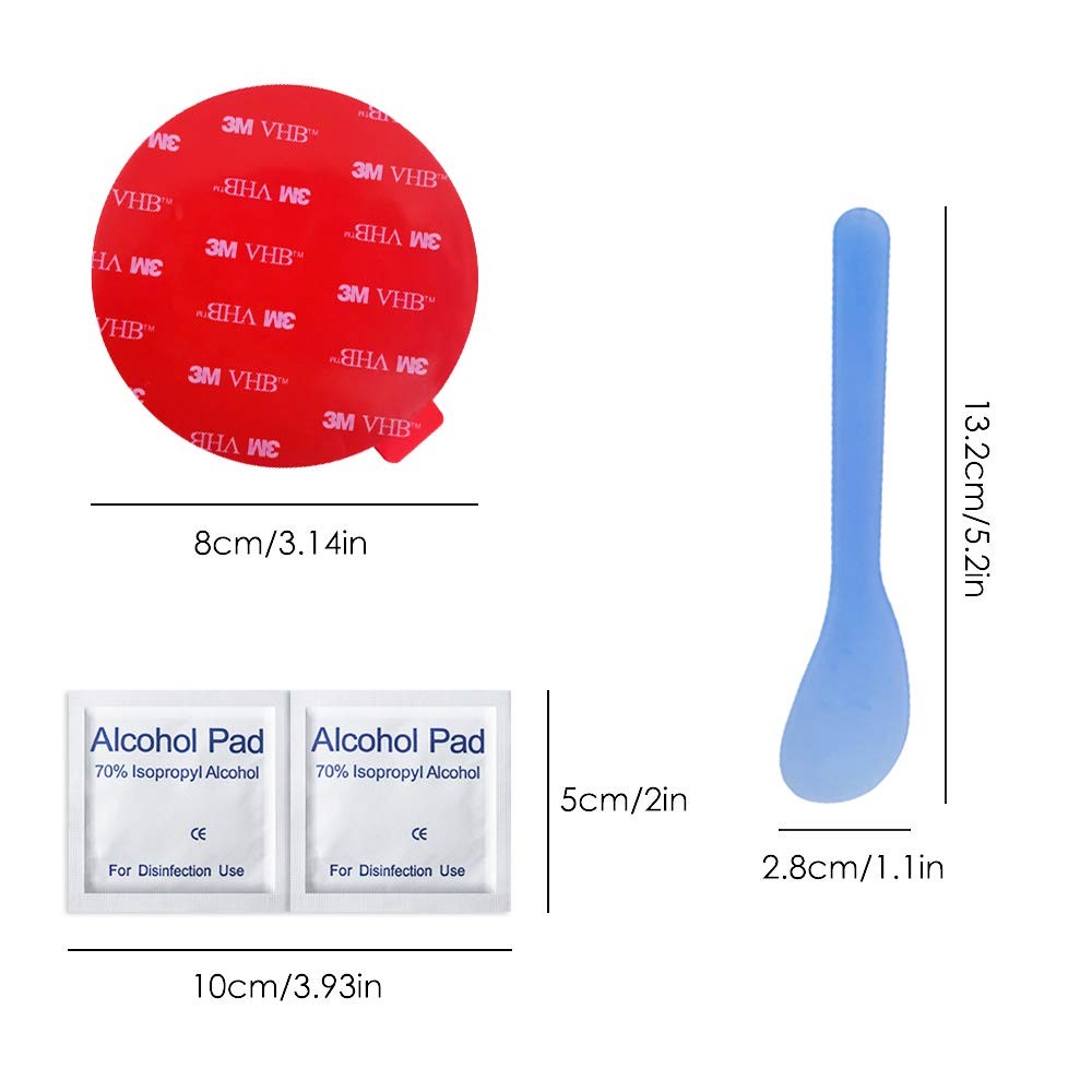 8 Pack Large Double Sided Foam Adhesive Tape Pads,3.15 Inch Round 3 M VH B St…