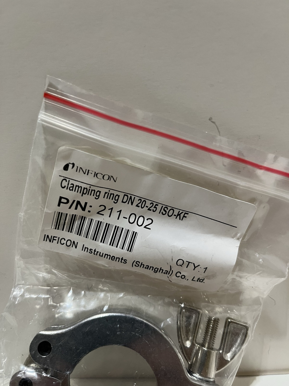 INFICON 211-002 Clamping Ring DN 20-25 ISO-KF LOT OF 10 NEW IN PACKAGING