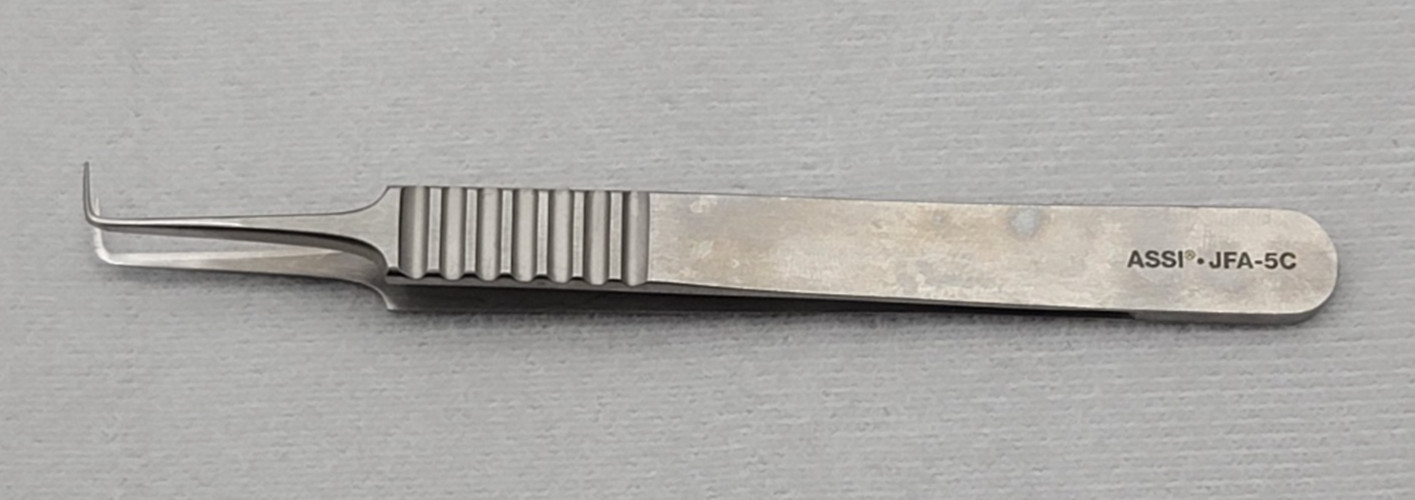 ASSI Micro Forceps JFA-5C 11cm Length 90° Tip
