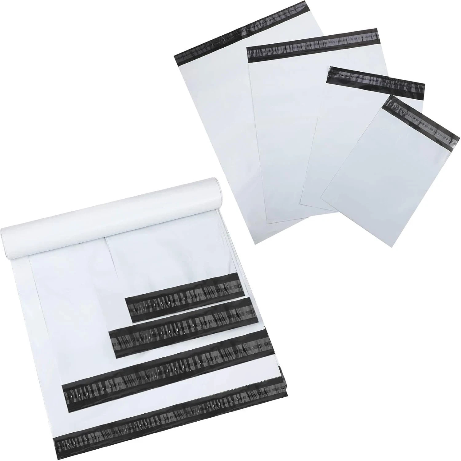 120 Mixed Size Variety Pack Poly Mailers Mailing Bags Shipping Bags Assorted lot