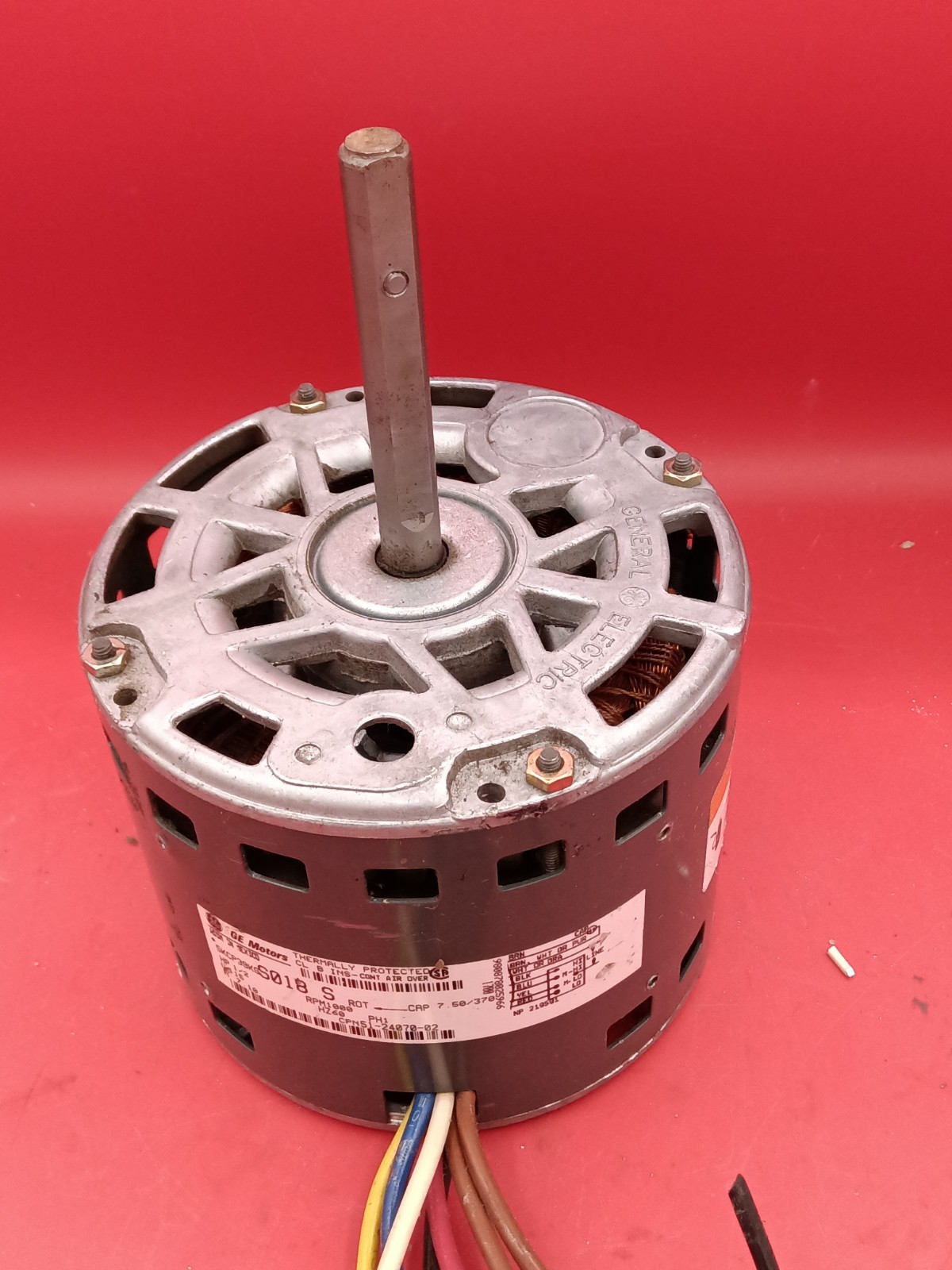 GE 5KCP39KGS018S 51-24070-02 Condenser Fan Motor 1/2HP 115V 1000RPM