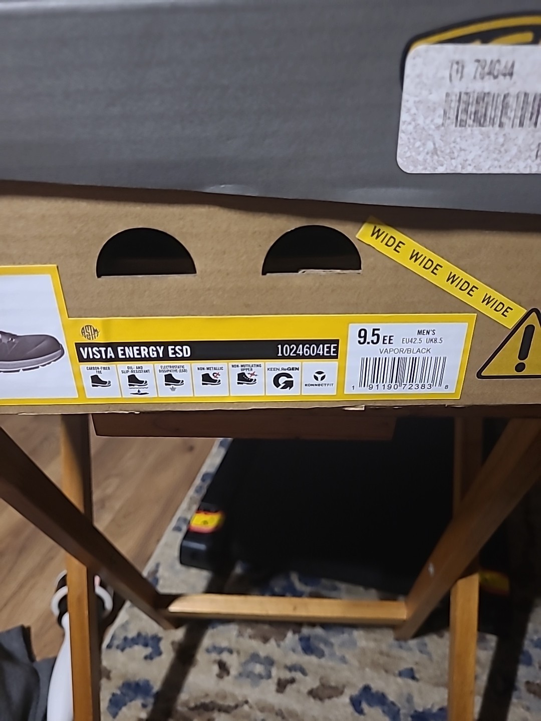 KEEN Men’s /Women’s Utility Steel-Toed Hiking Work Shoes, Size 9.5EE Men’s