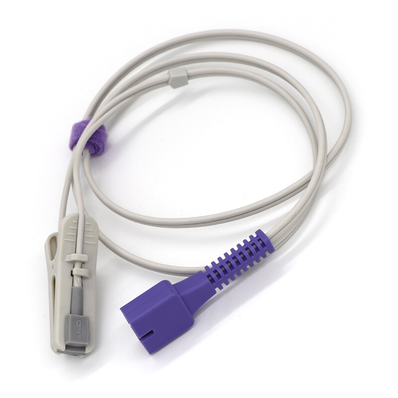 【US】Fit For Nellcor Oximax Adult Ear Clip Spo2 Sensor Probe Pulse Oximeter DB9P