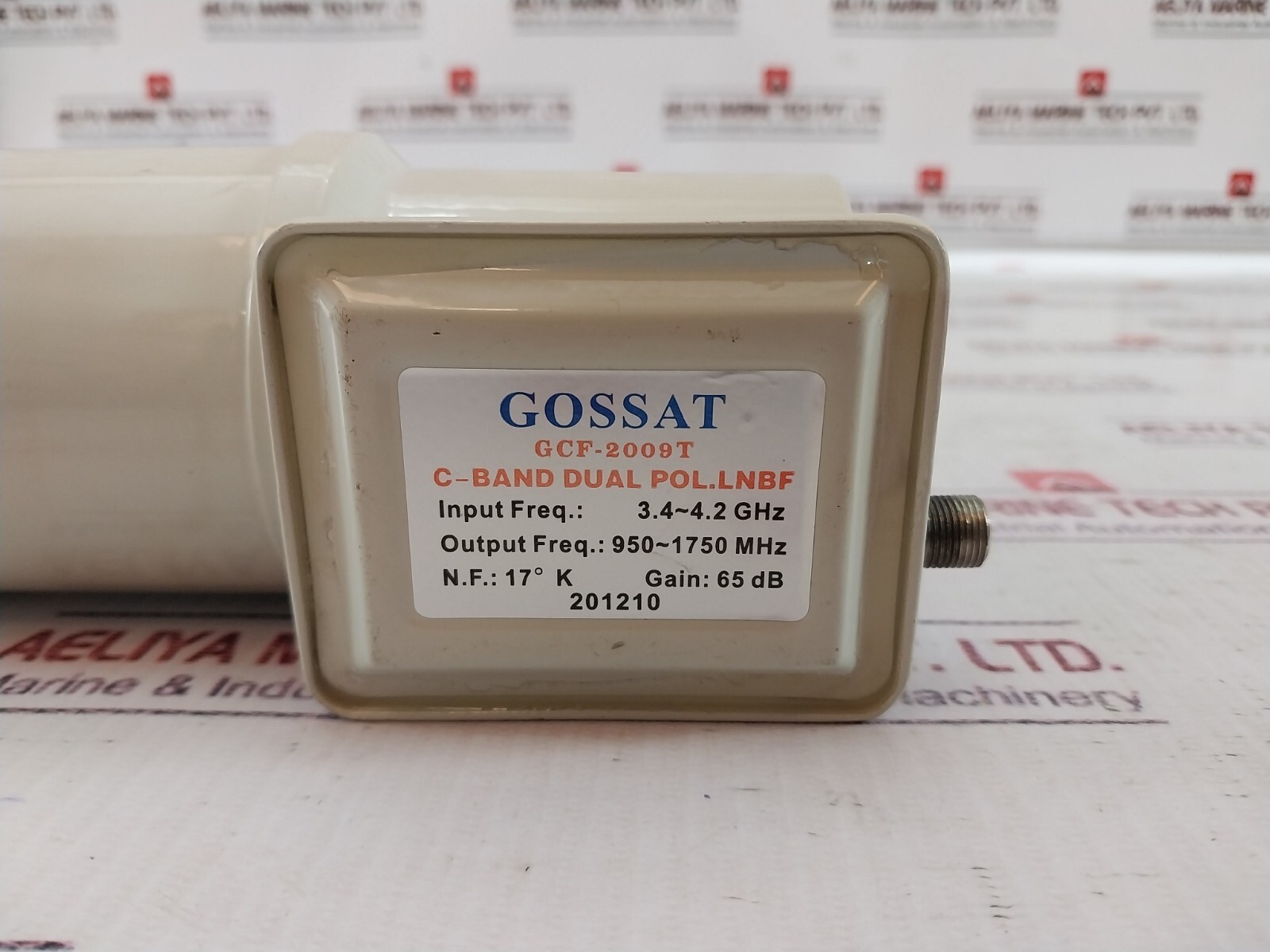 GOSSAT C-BAND DUAL Polarization LNBF GCF-2009T, 3.4-4.2 GHz, 65dB Gain