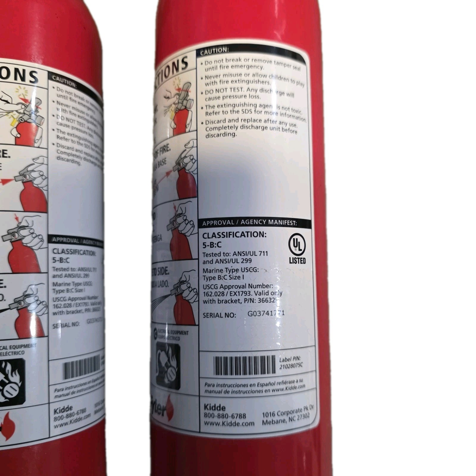 (Lot Of 3) Home and Workshop 5-B:C Class BC 2 Lb. Fire Extinguisher 21031882
