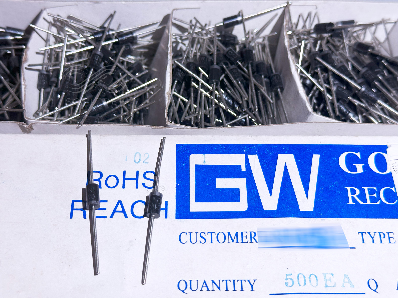 25Pcs 1N5408 GOOD WORK 1000V 3A Rectifier Diode 1kV DO-27
