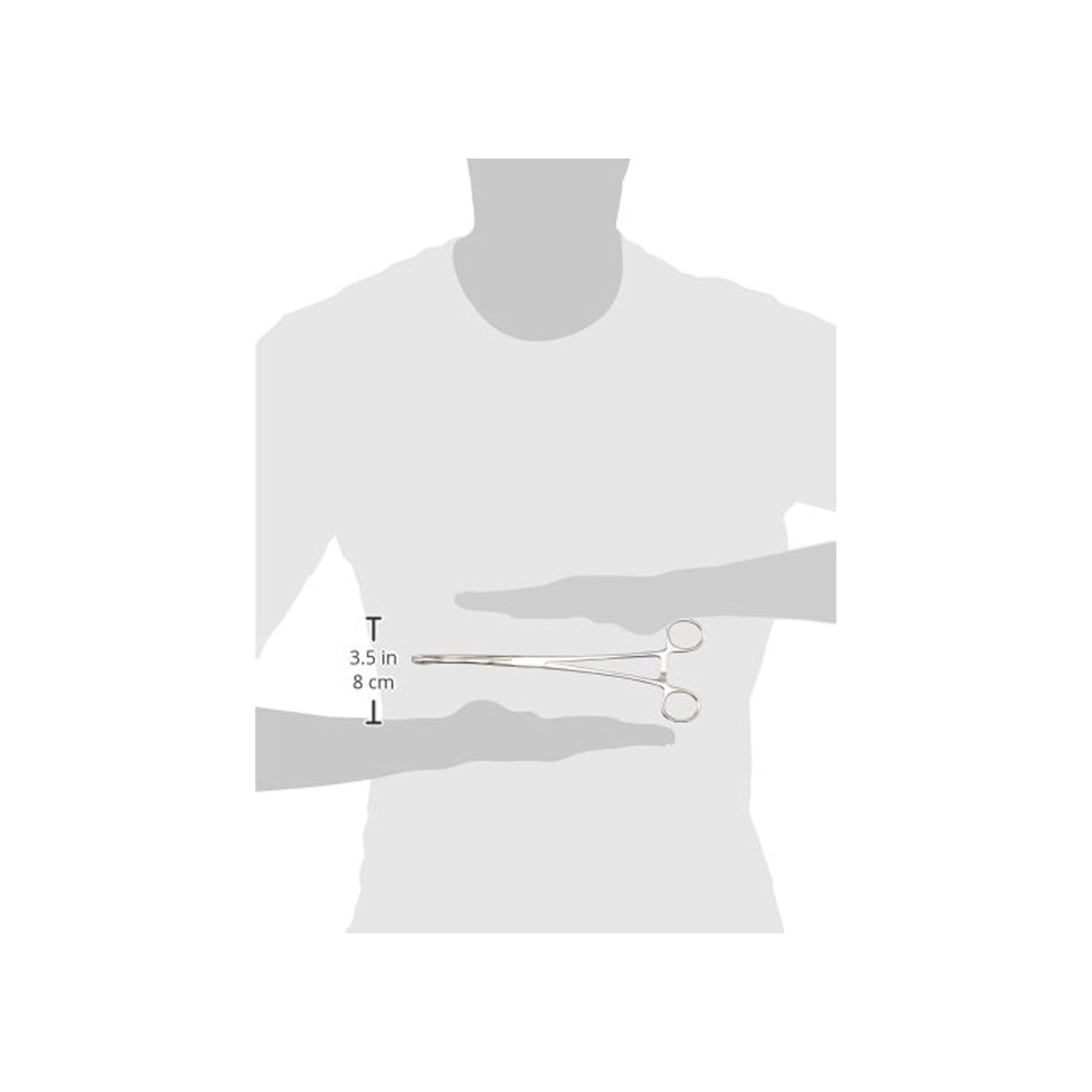 Grafco 9.5″ Curved Foerster Sponge Forceps with Serrated Tips, Model 2734