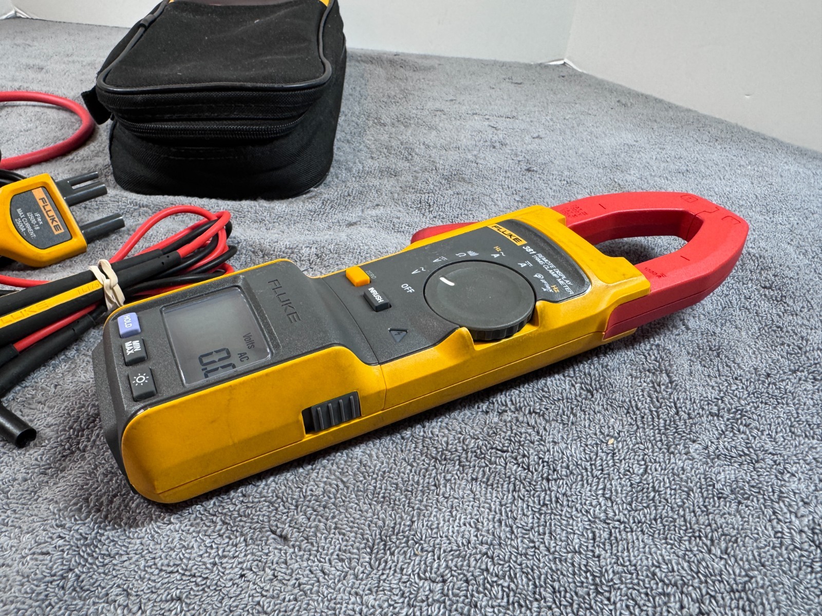 FLUKE 381 True RMS AC/DC Clamp Meter Remote Display with iFlex i2500-18