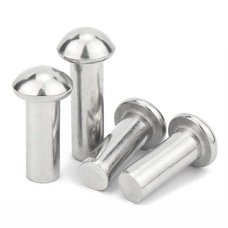 Solid Aluminium Half Round Head Rivets Dome Rivet DIN 660 M2 M2.5 M3 M4 M5 M6 M8