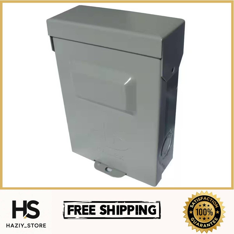 Ac Disconnect Box Electrical 60 Amp 120/240-volt Non-fuse Metallic Padlockable