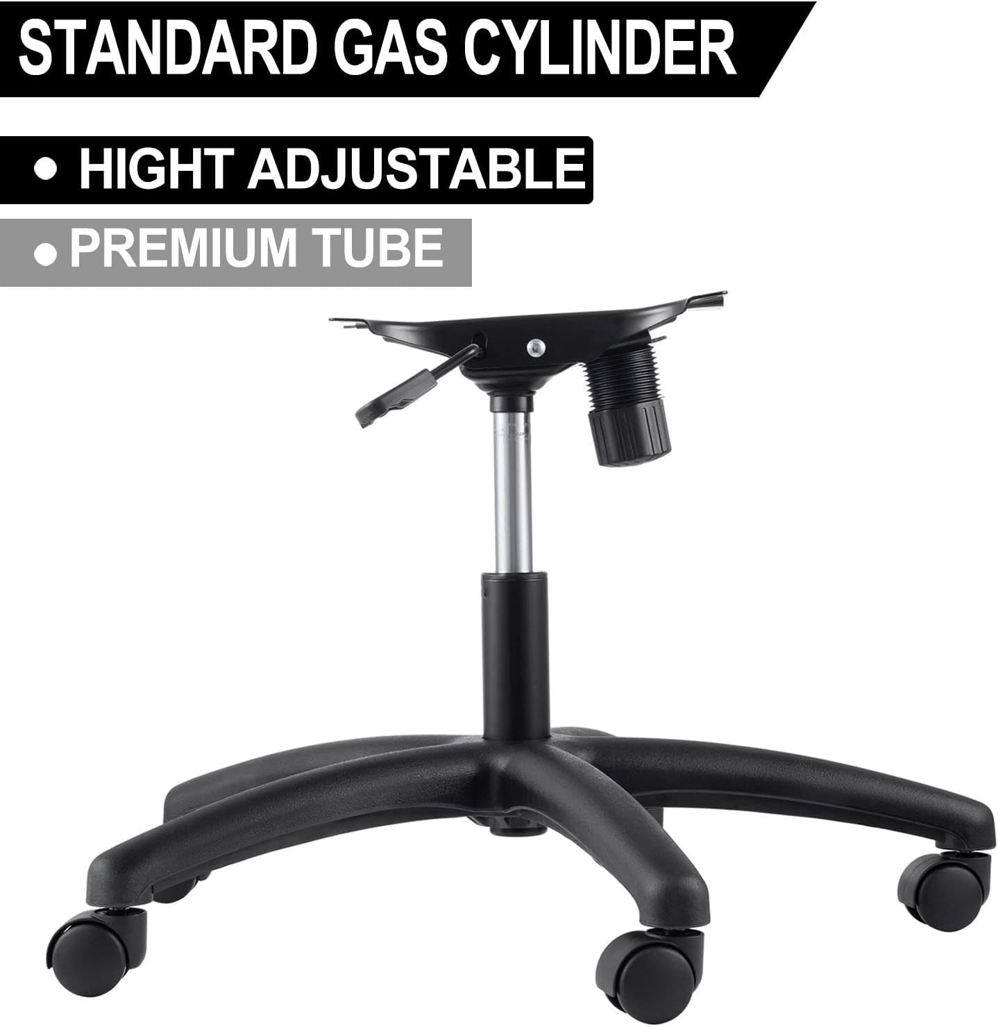 Office Chair Base Replacement 28″ Heavy Duty Swivel Chair with Wheels Casters