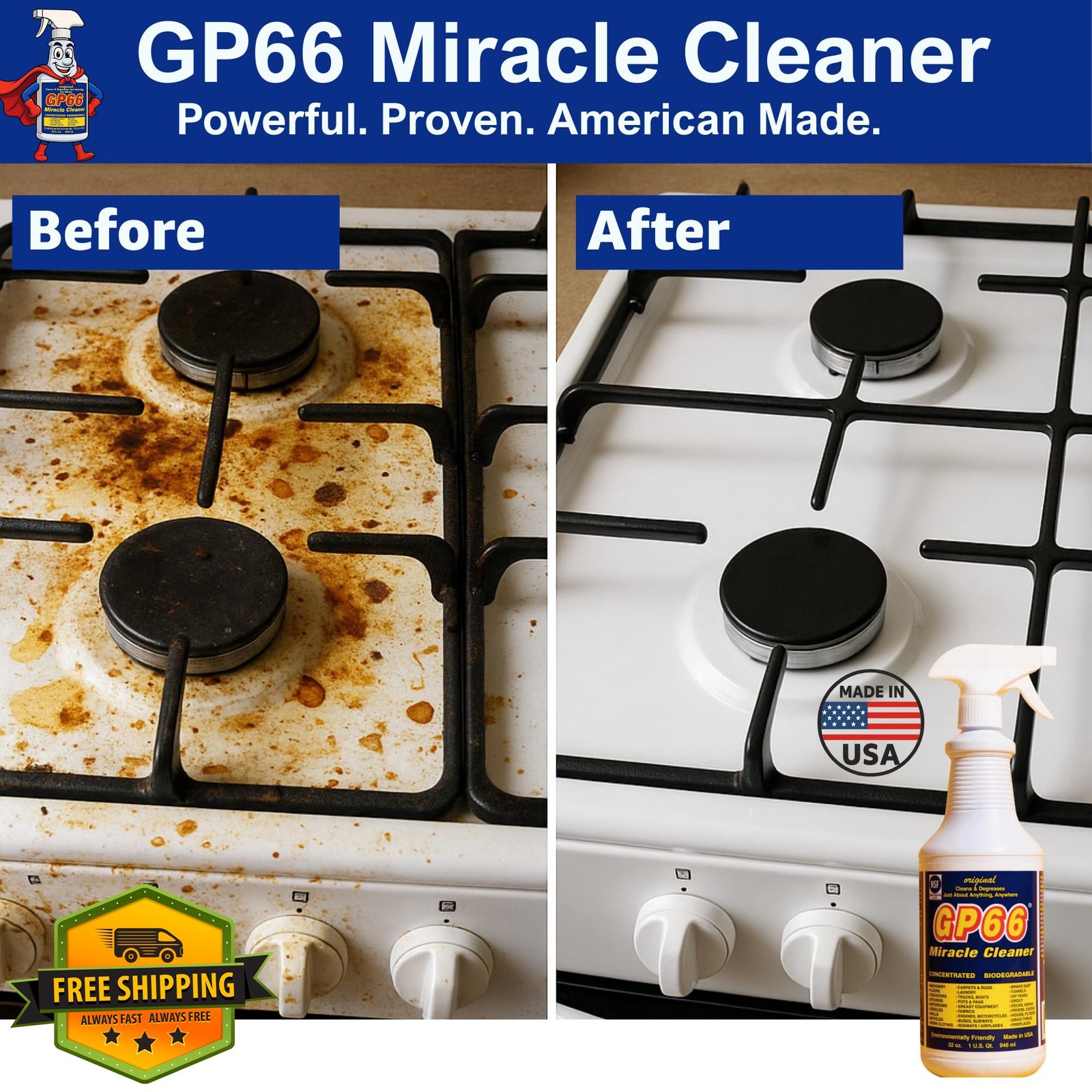 GP66 Miracle Cleaner 32 Fl Oz