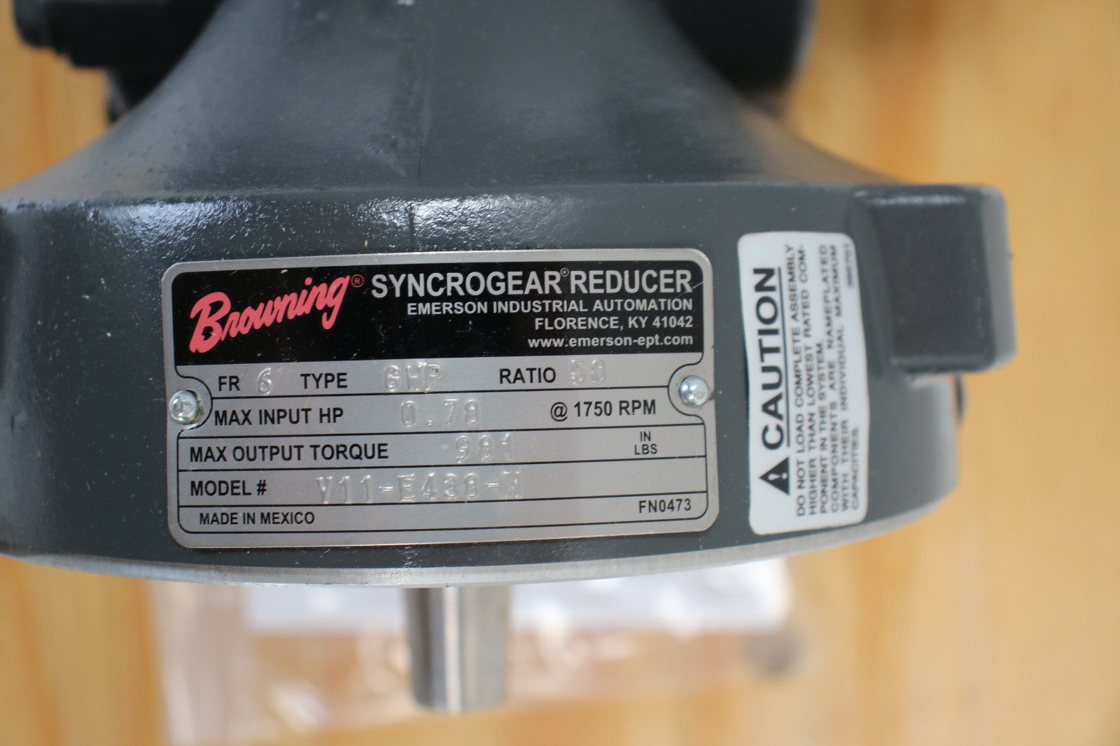 Browning Syncrogear Reducer V11-E438-N E438