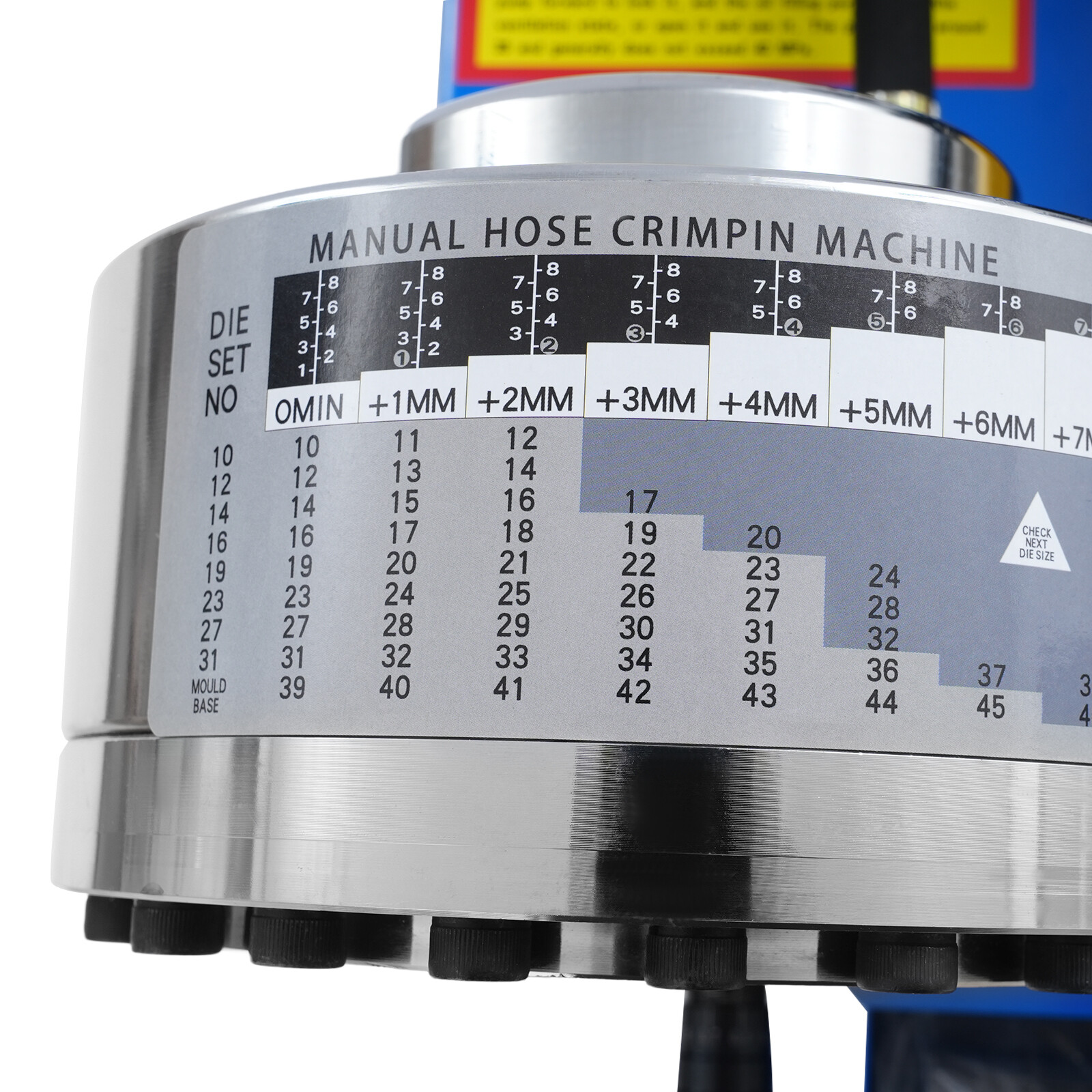 Manual Hydraulic Hose Crimper Pipe Clamping Machine With 8 Sets Dies 10mm-31mm