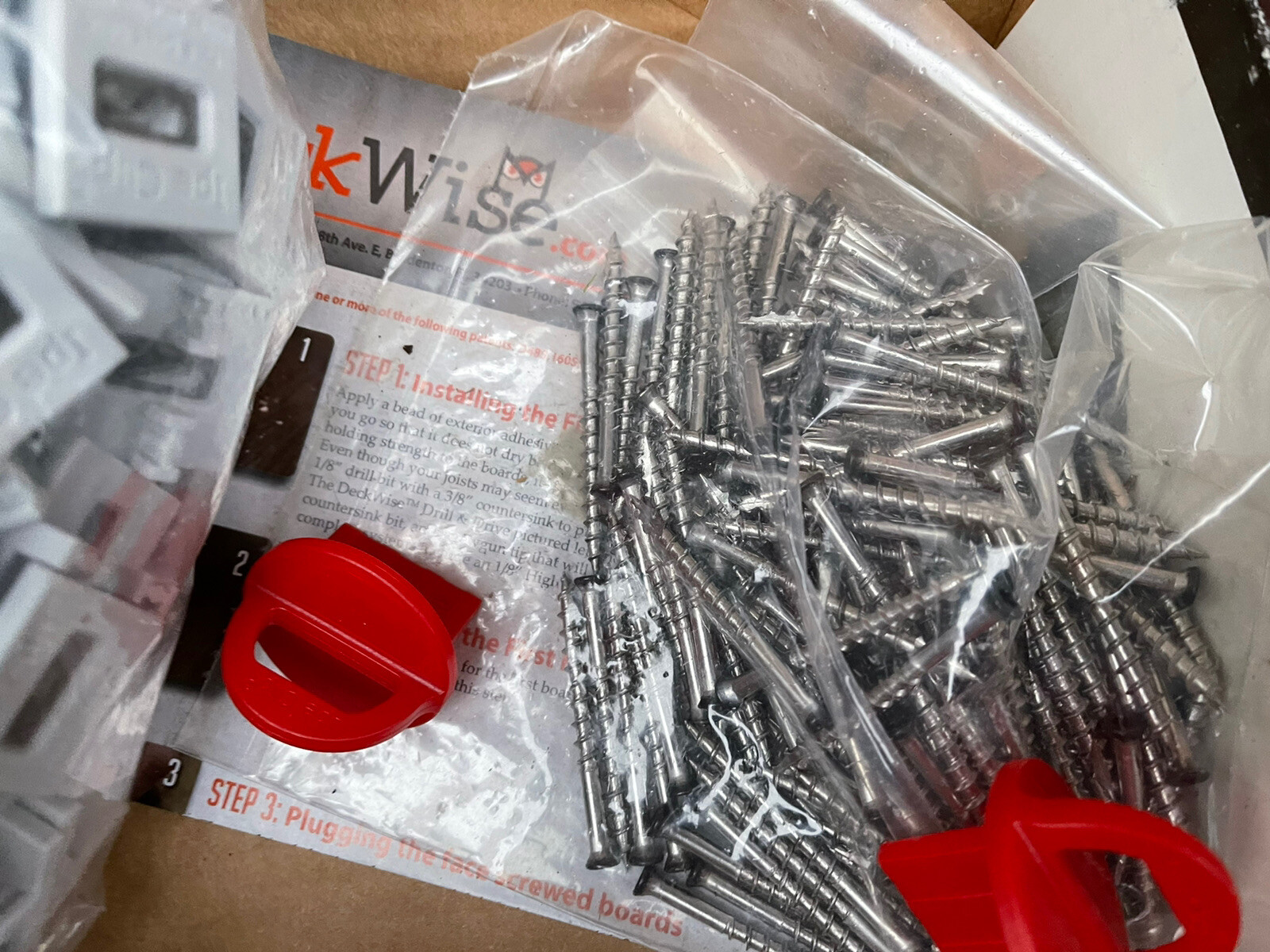 DeckWise (GRAY) Ipe Clip EXTREME4 Hidden Deck Fasteners, ICEX4-GR, Clips Only