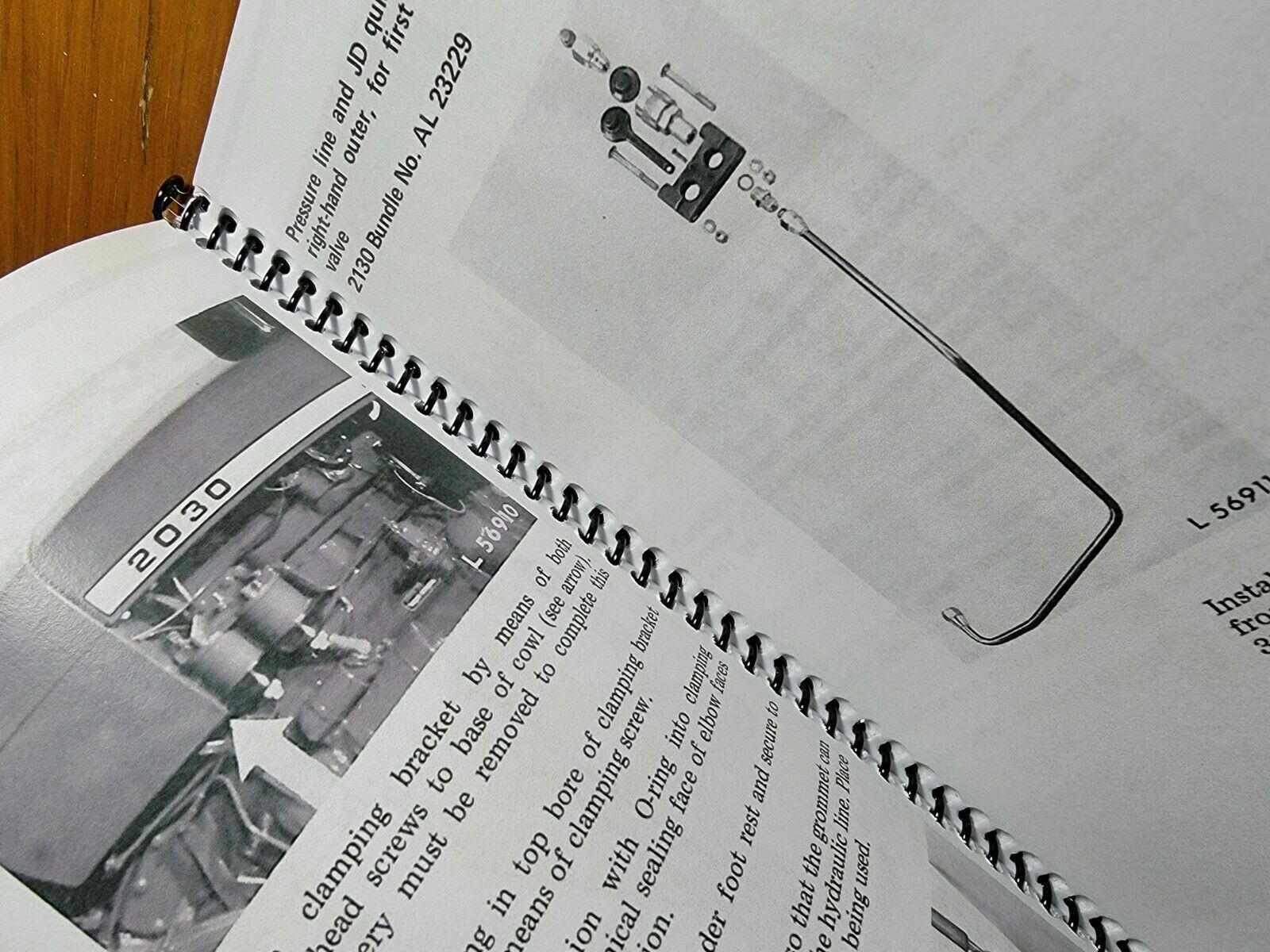 John Deere Selective Control Valves 1020 1120 2020 2030 2120 2130 3130 Manual