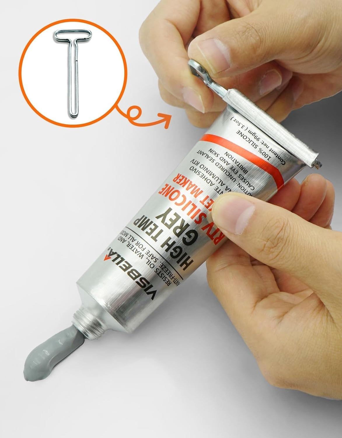 Gasket Maker Oil Resistant Sensor Safe Neutral RTV Silicone Sealant Non-Corro..,