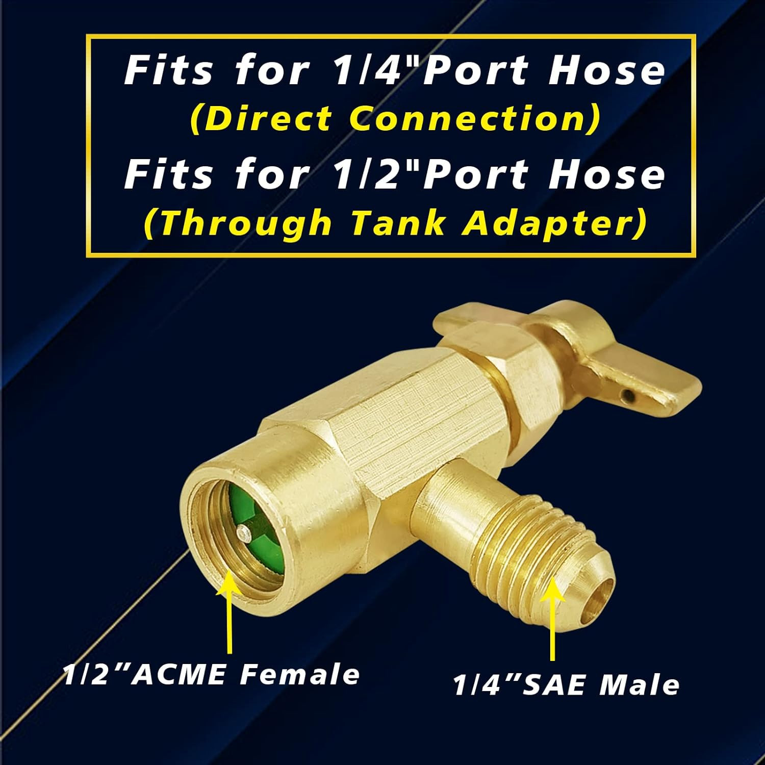 R134A Can Tap Valve Self-Sealing Puncture Refrigerant AC Adapter Kit