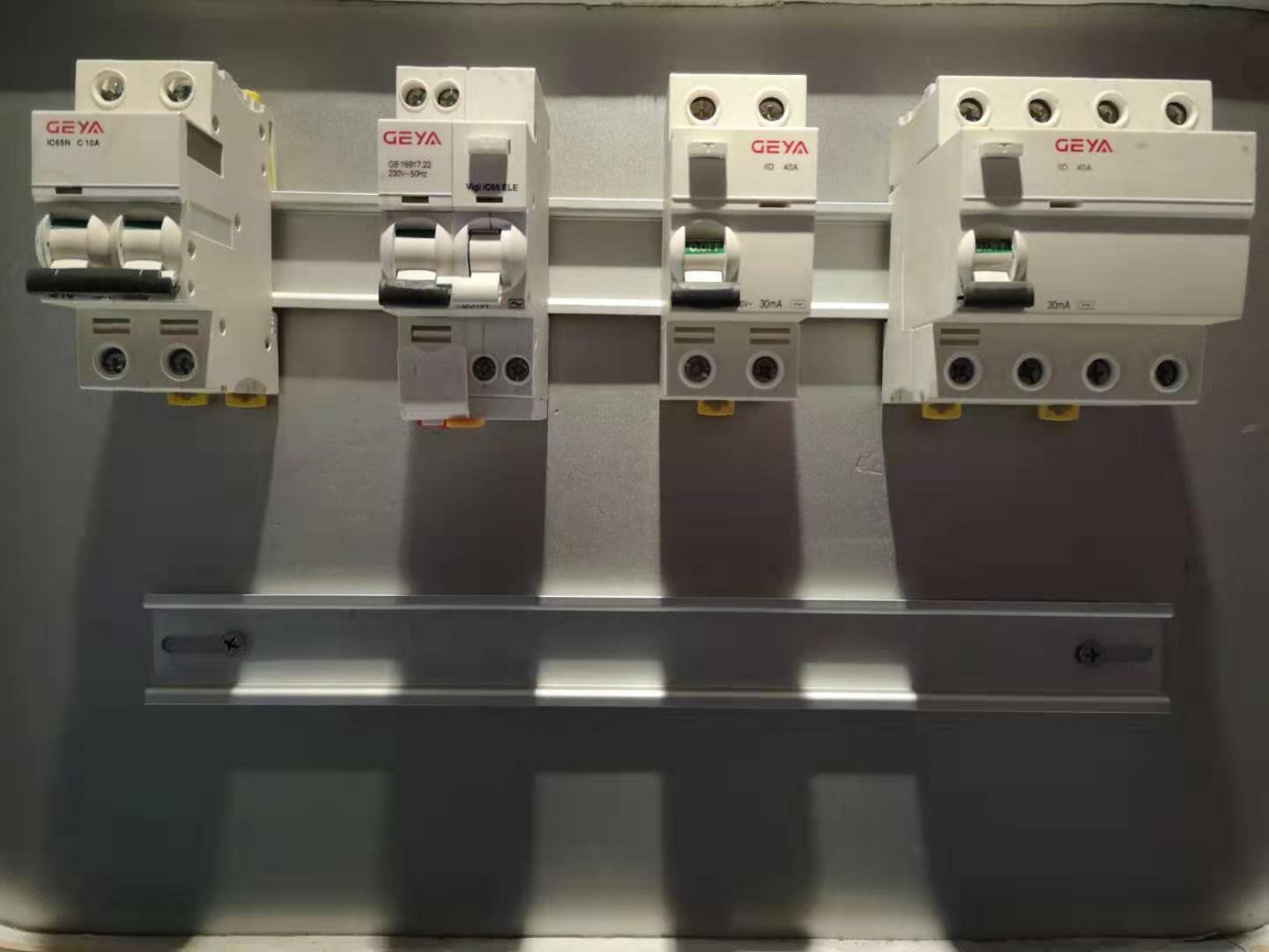 35mm Width Din Rail Aluminum Alloy Slotted Rail 10cm 15cm 20cm 30cm Length
