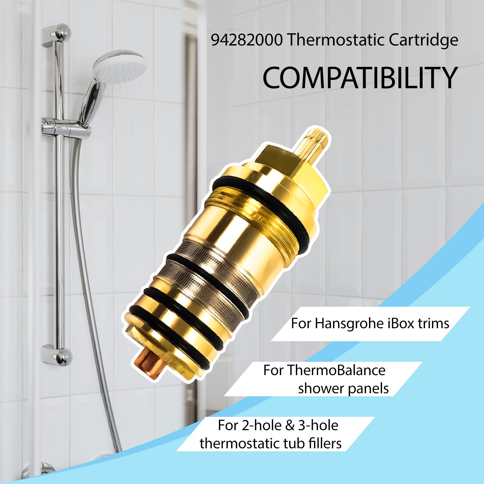 Replacement For Hansgrohe 94282000 Thermostatic Cartridge