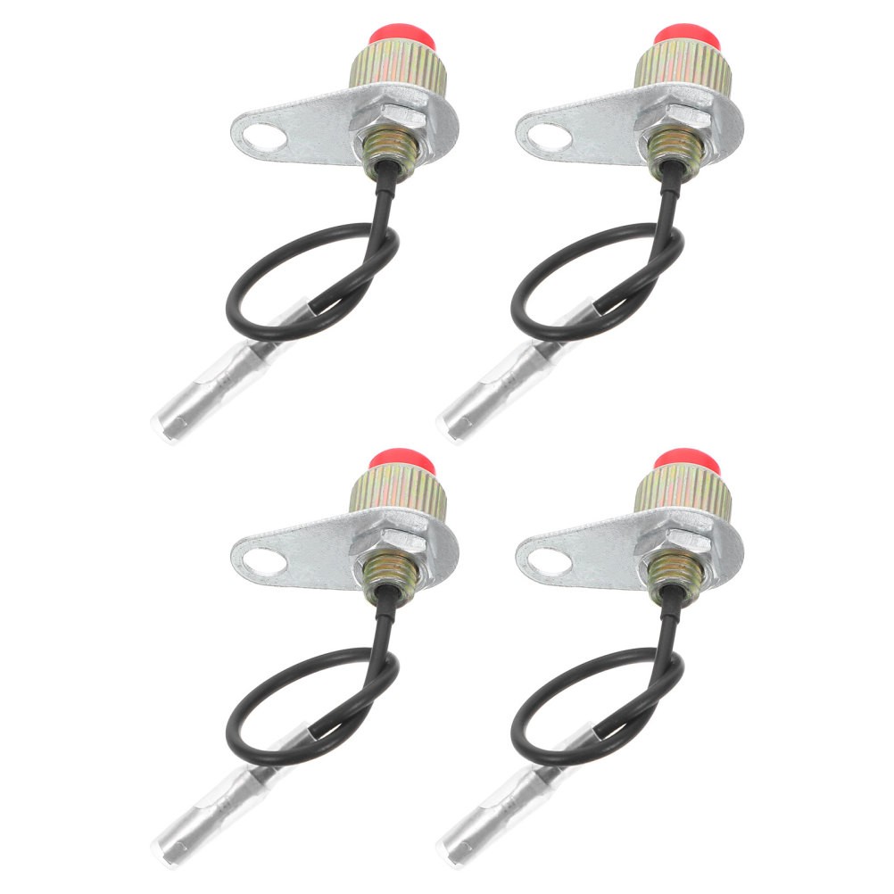 4Pcs Protective on Off Stop Switch for Garden Mower Durable Copper ABS
