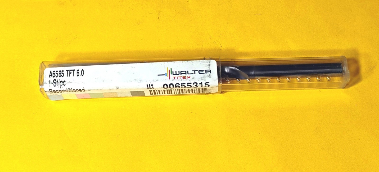 WALTER 13XD EXTRA Length Long 6mm Carbide Drill bit Coolant Through Fed Feeding