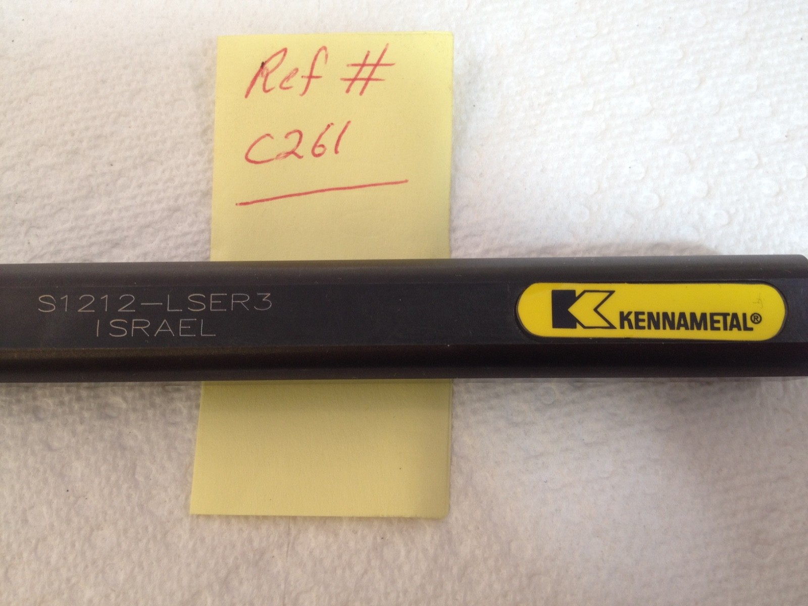 1 NEW KENNAMETAL 3/4″ THREADING BORING BAR S1212-LSER3. ISRAEL MADE-C261-