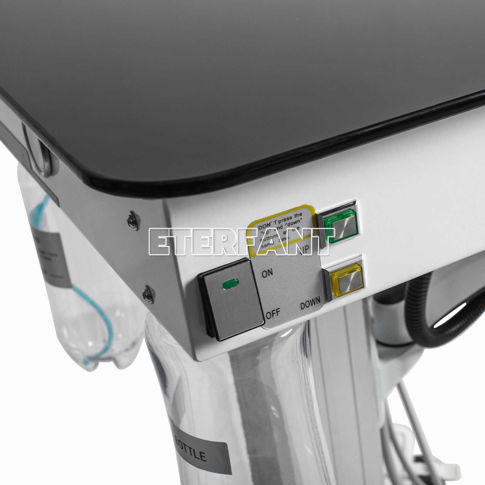 Dental Delivery Cart Adjustable Treatment Unit 4Hole/40L Oil-Free Air Compressor