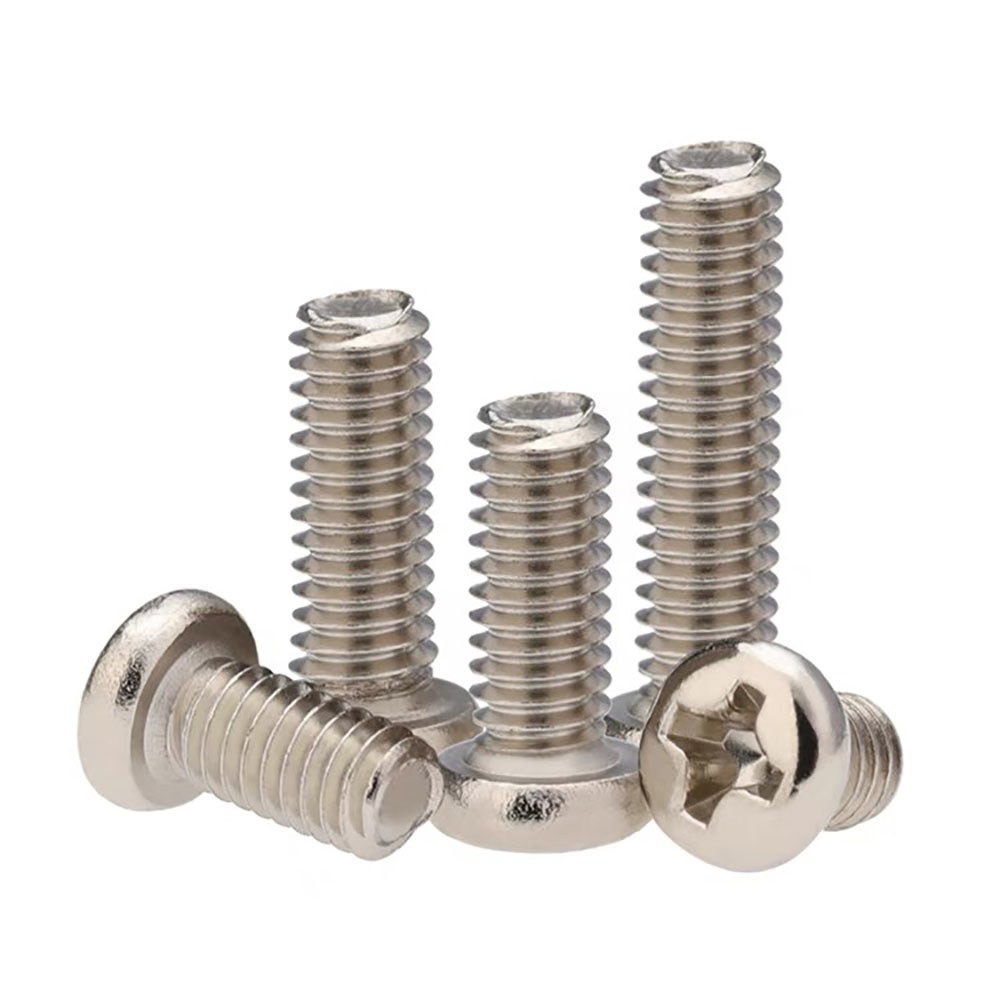 Phillips Pan Head Machine Screws M1.2 M1.4 M1.6 M2 M3 M4 Nickel Plated Screw