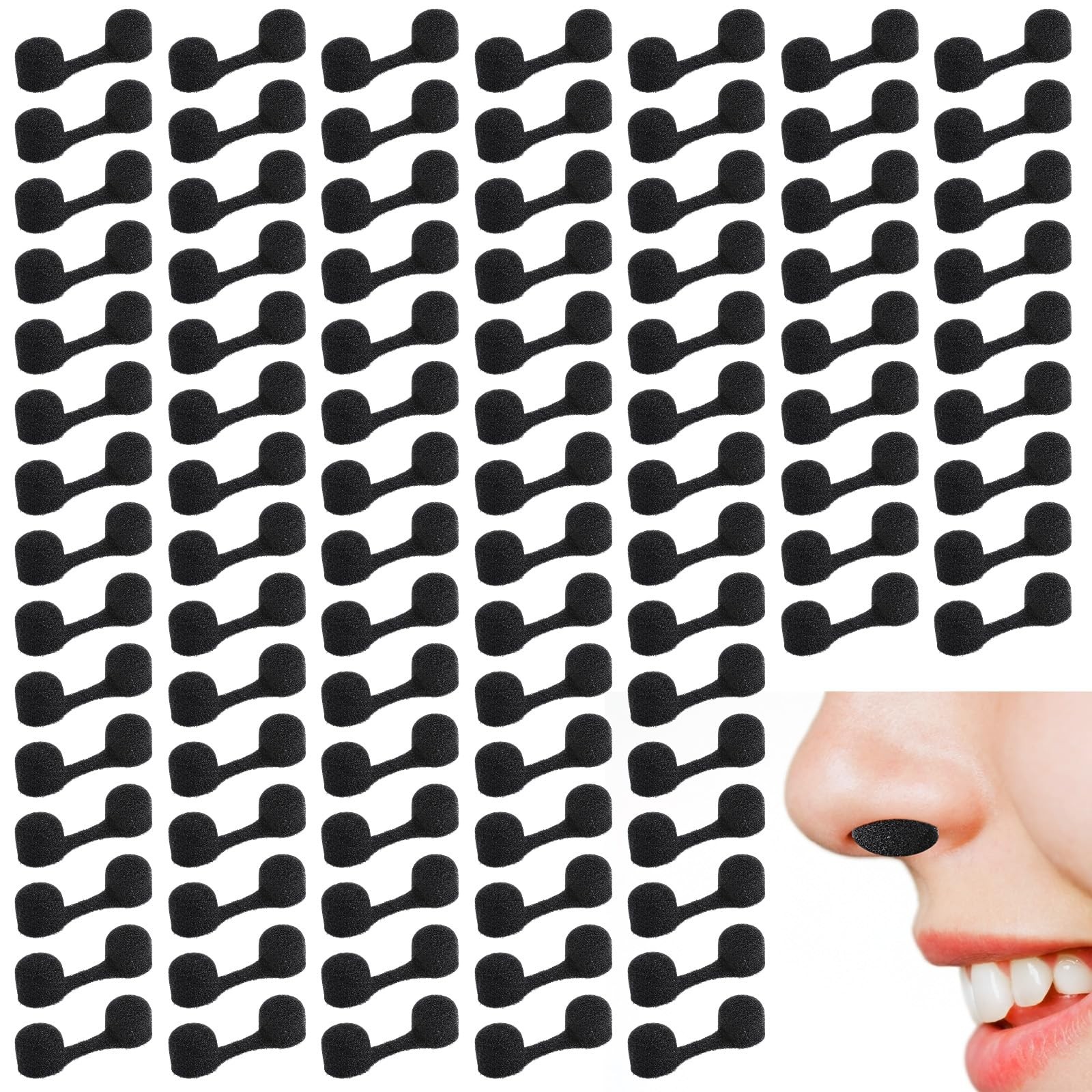 Nose Plug Filter 50 Pcs Disposable Dust Protection Sponge Filters