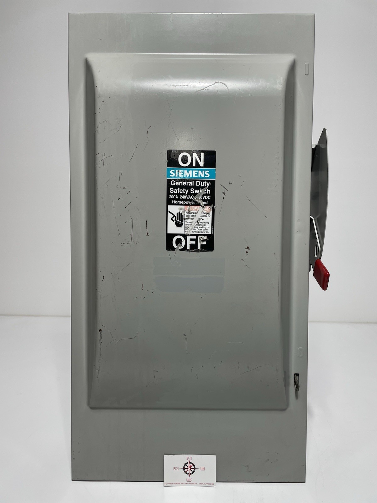 Siemens GF324N 200A Fusible General Duty Safety Switch, 240V, 3PH