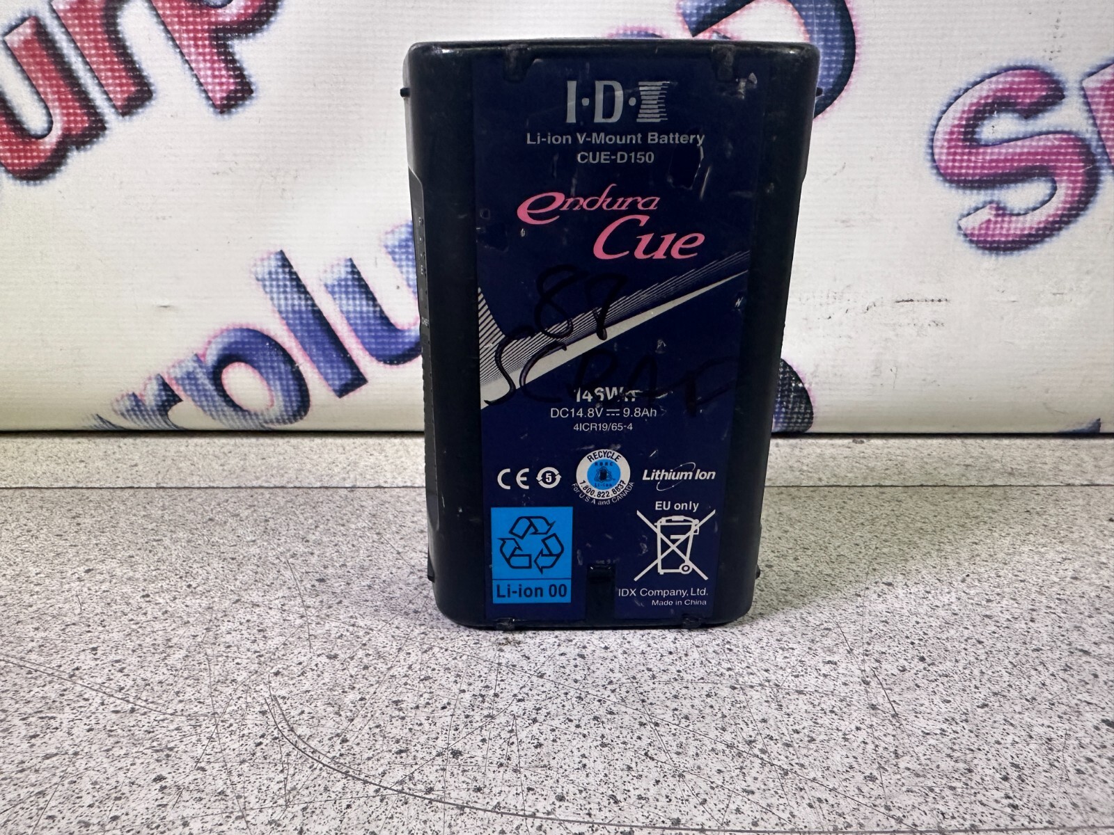 IDX Endura CUE-D150 Lithium Li-Ion V-Mount Battery