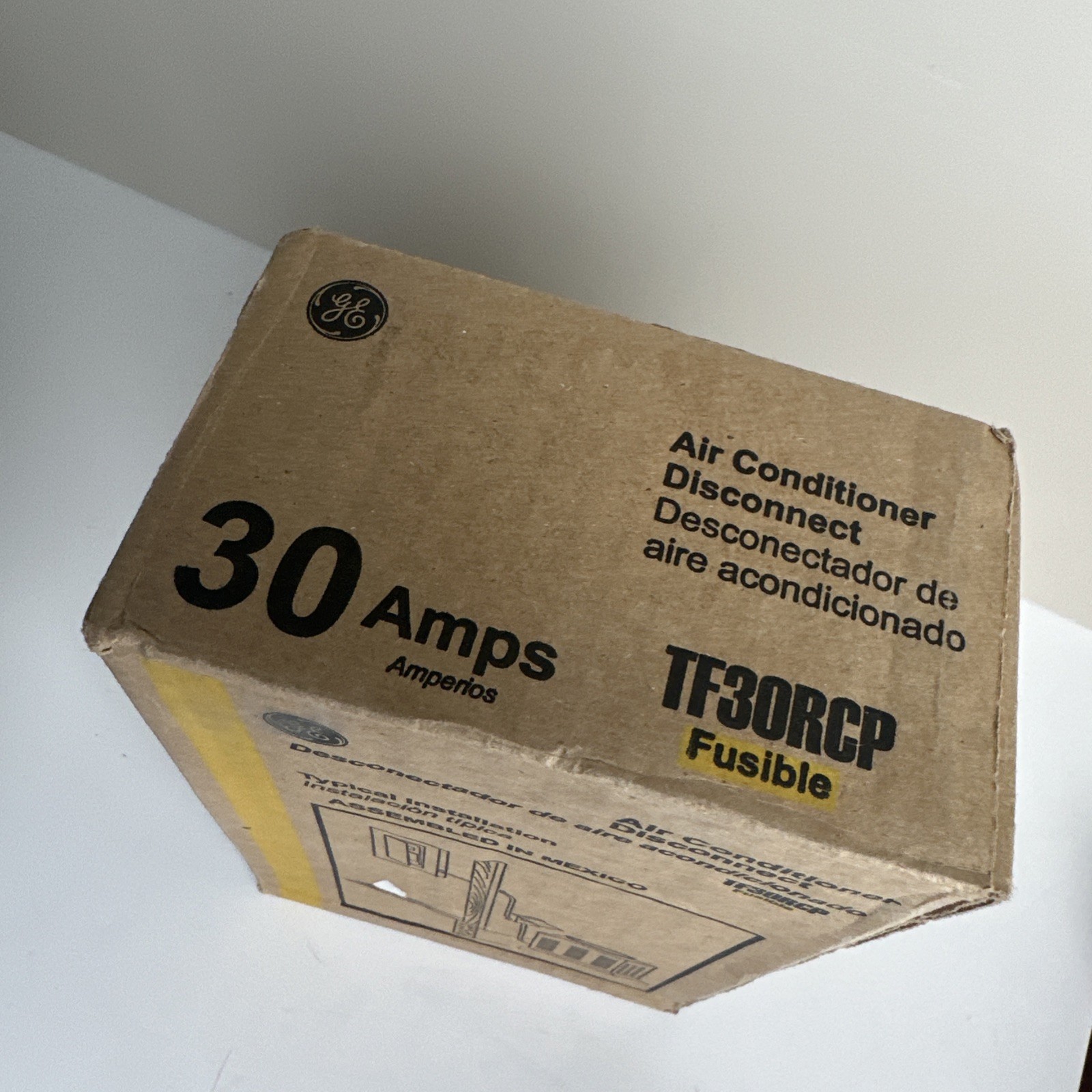 GE TF30RCP 240V 30A AC Disconnect Safety Switch – Gray