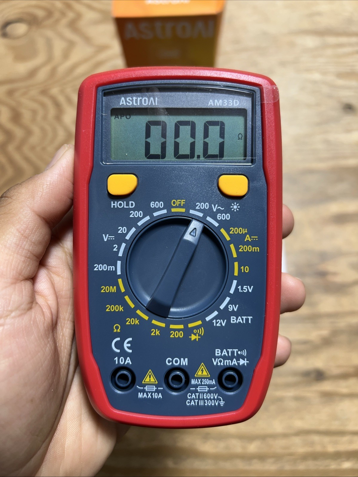 Astro AI AM33D 2000 Counts Digital Multimeter Tester AstroAI