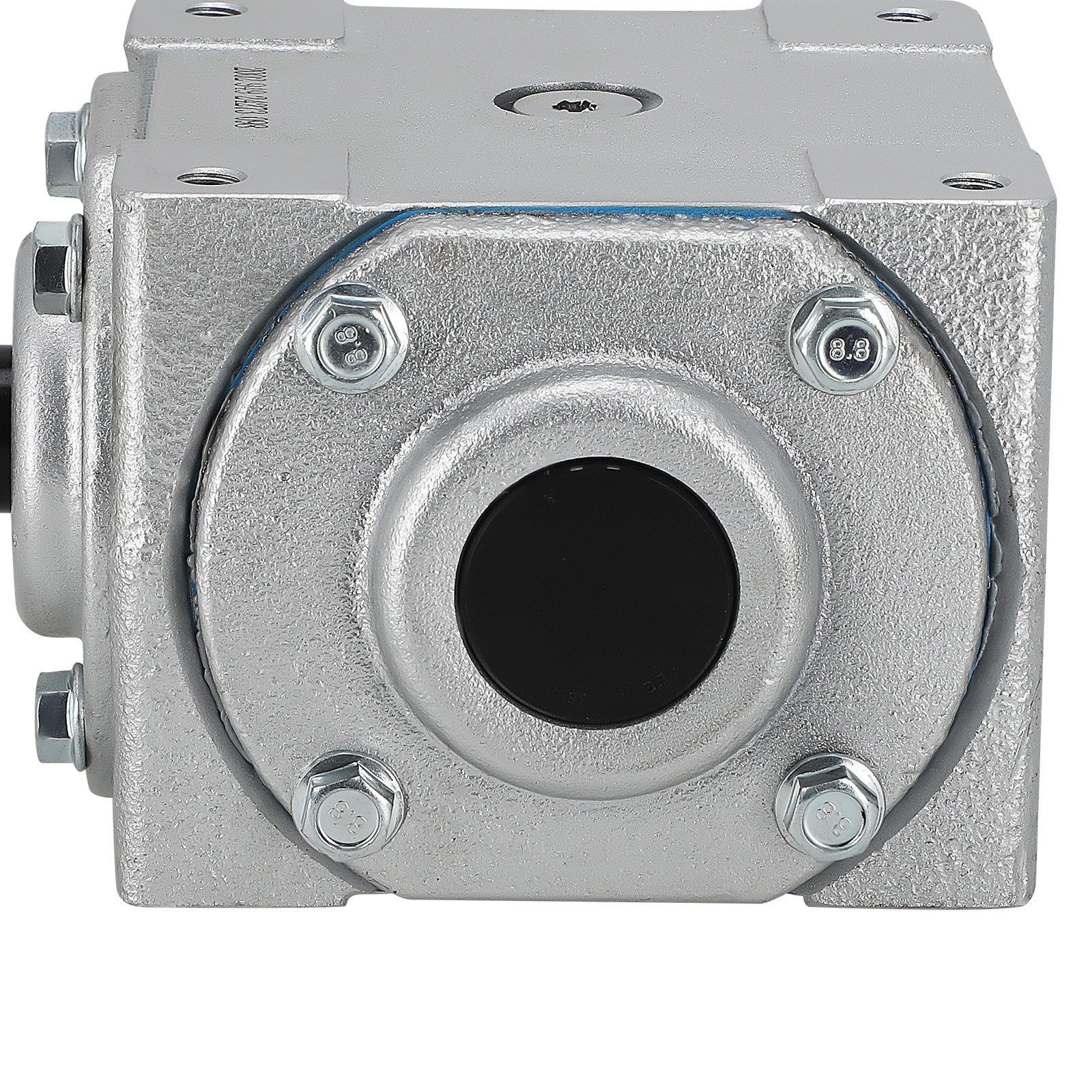 Right Angle Gearbox 1:1 Ratio 40HP 1800RPM CW/CW 1″ Shaft Cast Iron Housing