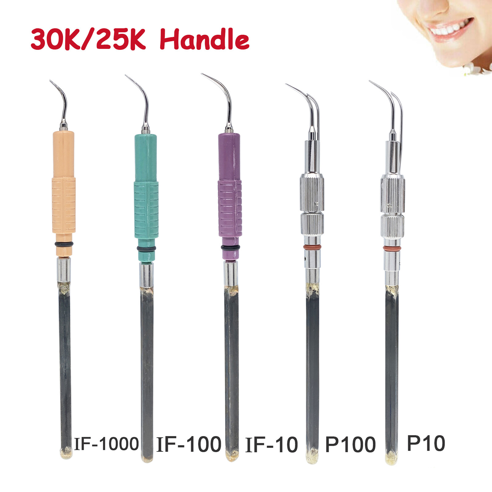 ALL Inserts IF10 IF100 IF1000 P10 P100 Scaler Tip Dental Insert 30K/25K Tips