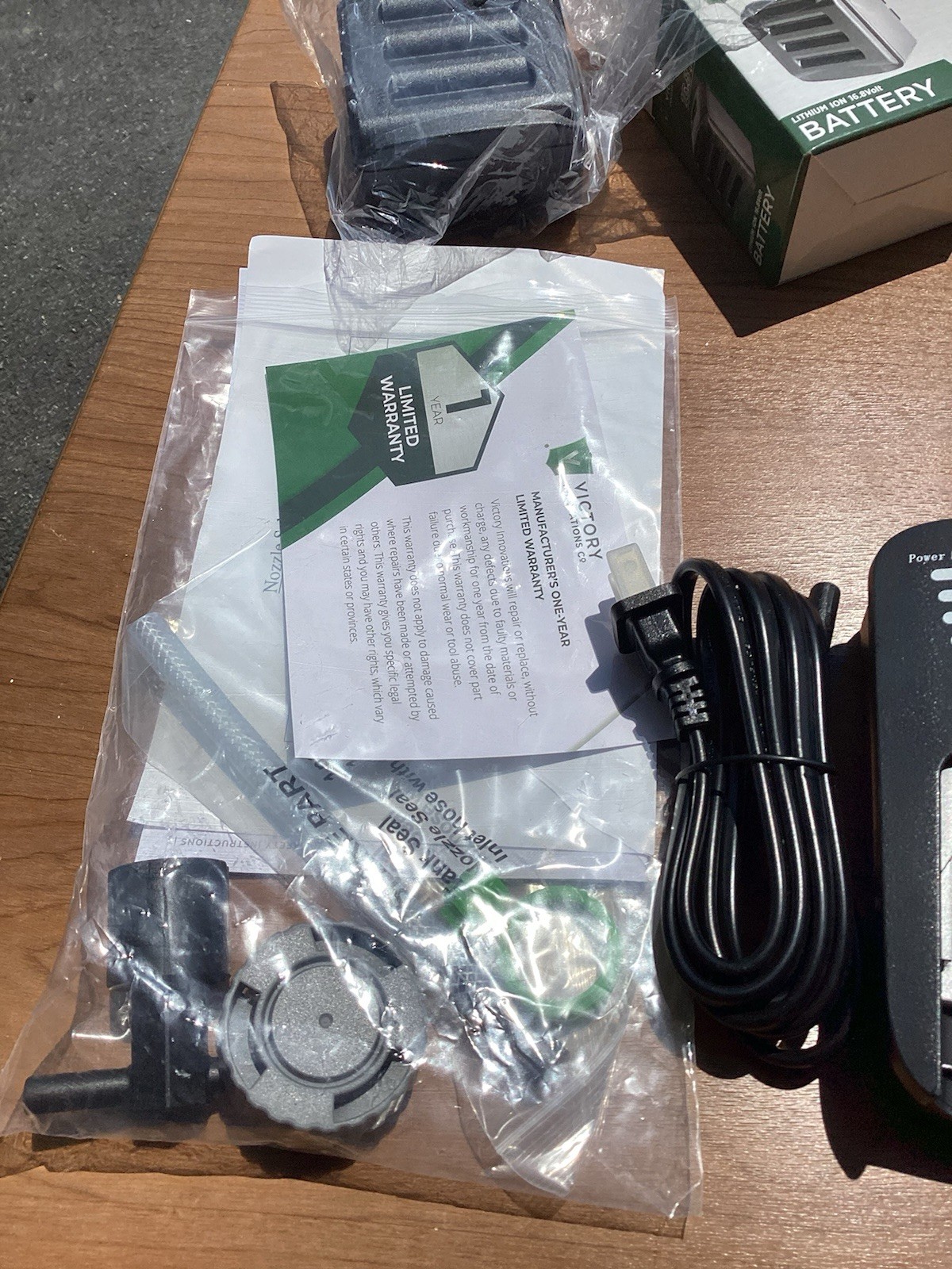 Victory Innovations Electrostatic Electric Sprayer Kit 16.8V Lithium Ion Bag New