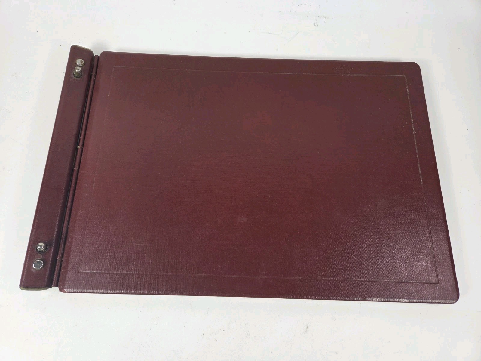 Vintage Boorum & Pease Ledger Book Case Notebook Hardcover Shell Only Maroon