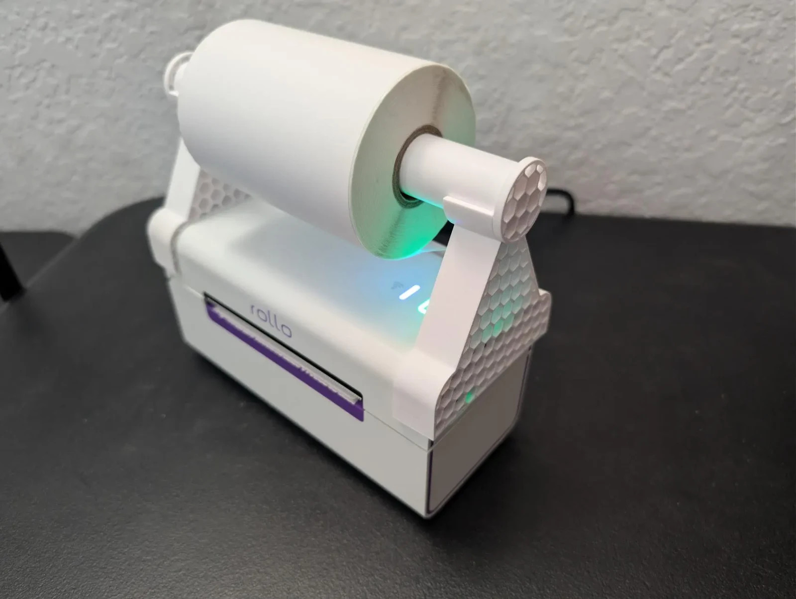 Shipping Label Roll Holder for Rollo Printer | Space-Saving 4×6 Label Stand