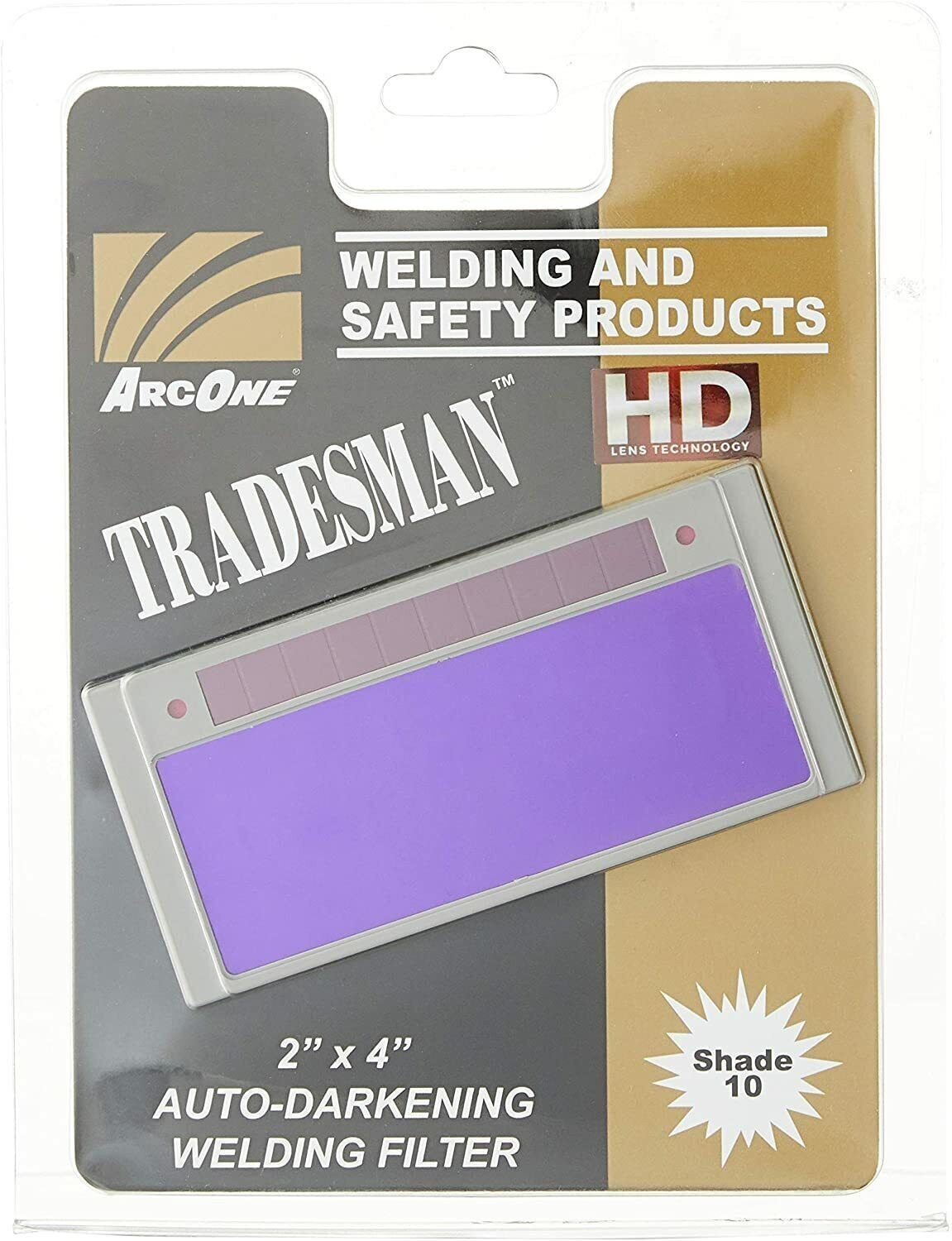 Horizontal Auto-Darkening Filter Lens Mask for Welding Helmets 2 x 4.25 x 0.2″