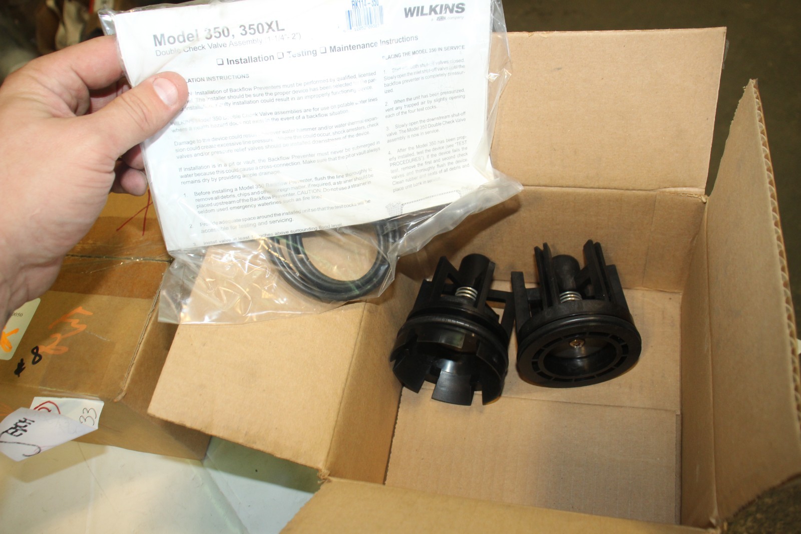 Zurn Wilkins Backflow Repair Kit 1-1/4″ 350 RK114-350