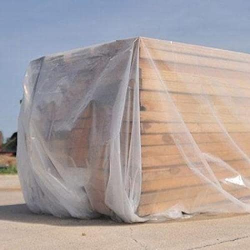 3 Mil Clear Poly Sheeting 10′ x 100′ Heavy Duty Plastic Film Roll