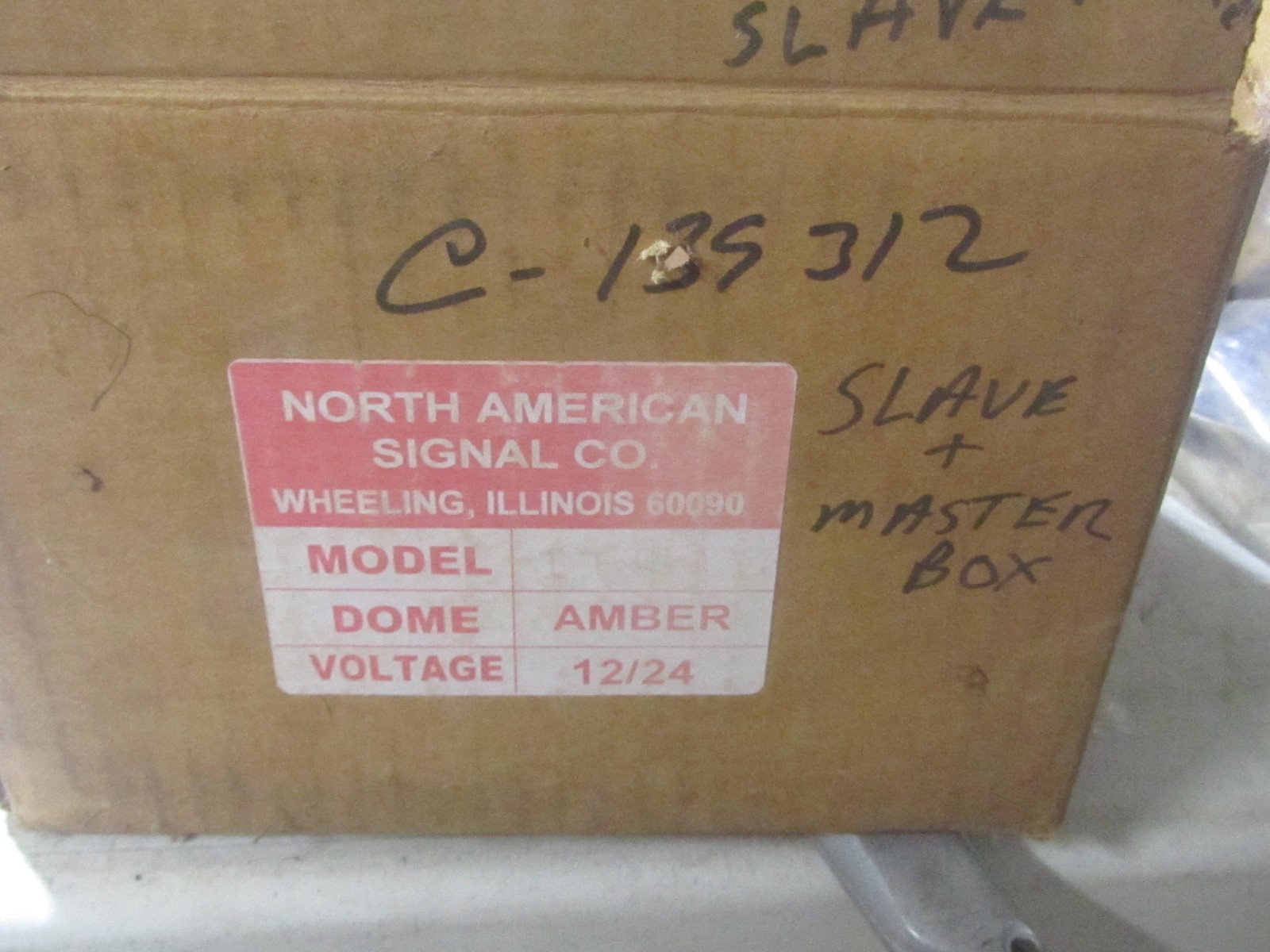 NEW North American Signal ITK1 Amber 12/24 Volt “7” MASTER AND SLAVE KIT