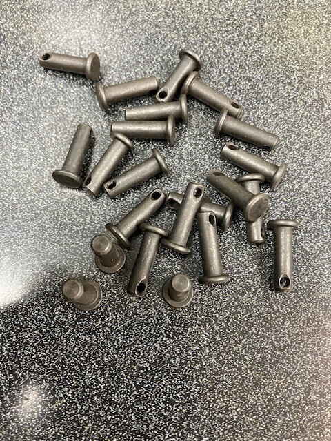 25 pcs Clevis Pin 3/16″ x 5/8″ Low Carbon Steel Plain Finish 5/16″ Head Diameter