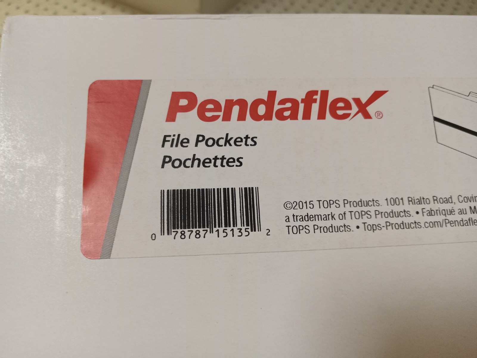 50 Count Pendaflex Expanding Vertical File Pocket 1″ (pfx-15135) (pfx15135)