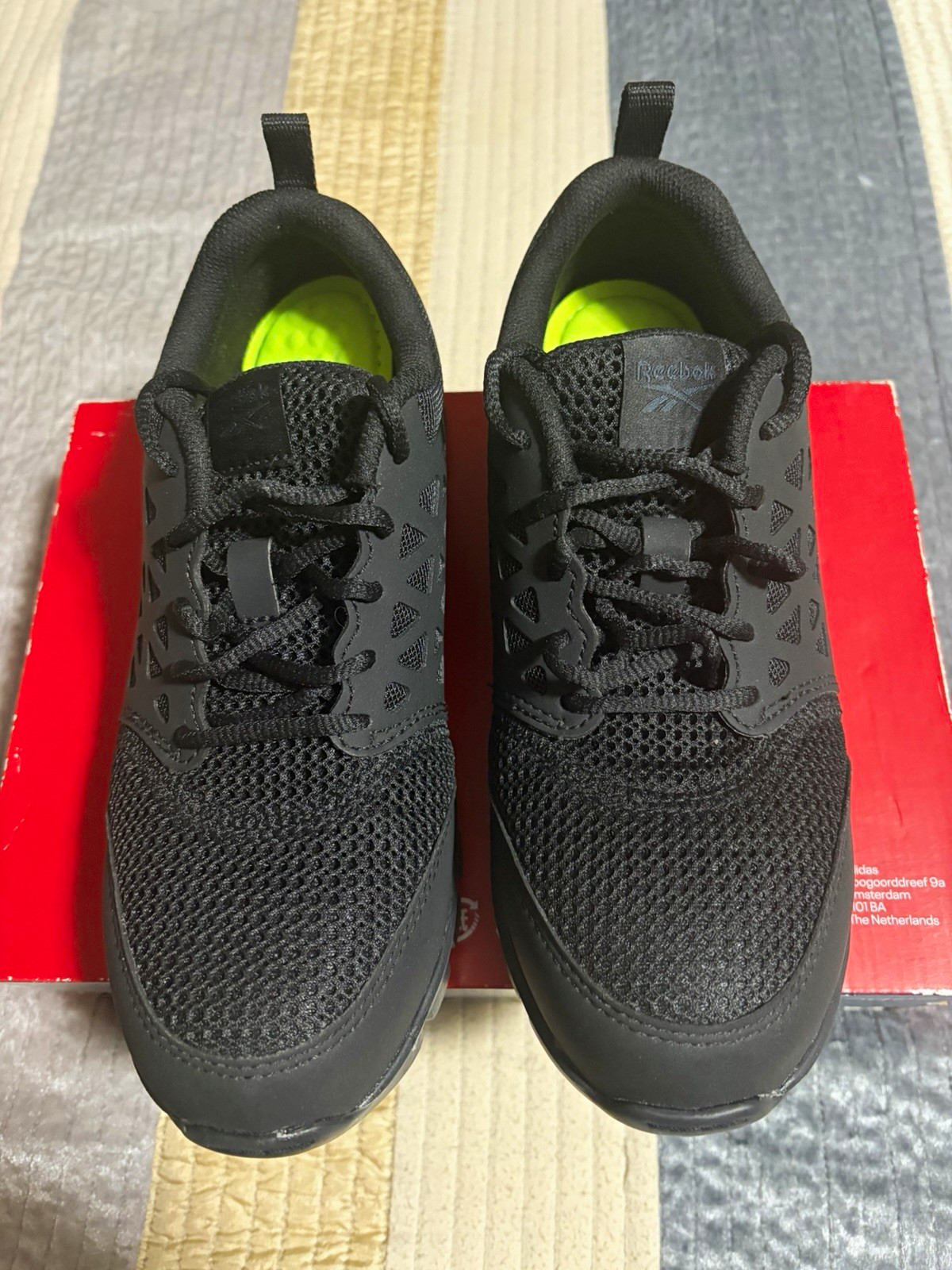 Reebok Sublite Cushion Comp Toe Slip & Oil Resistant Work Shoes US 8 D RB4039