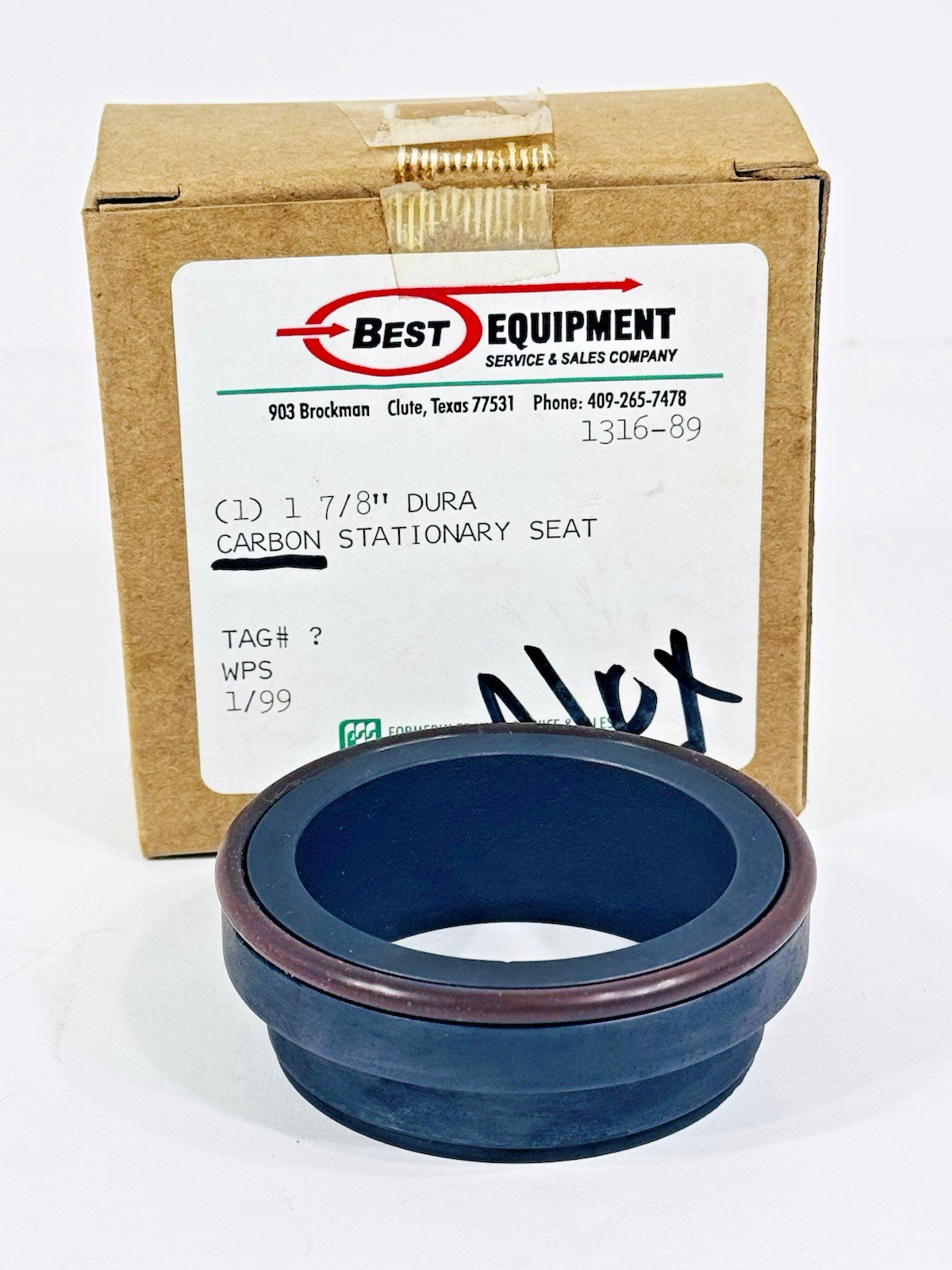 Best Equipment 1316-89 1-7/8 in. Dura Carbon Stationary Seat