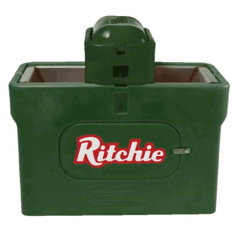 RITCHIE OMNI FOUNT 2 GREEN AUTOMATIC LIVESTOCK WATERER CATTLE HORSE – HEATED